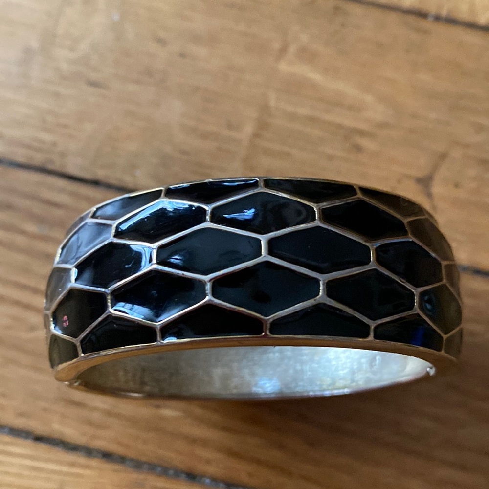 Black Hinged Bracelet! Perfect Condition! - image 1